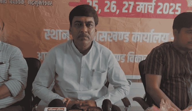 Hapur में स्थानीय विधायक ने सरकार की योजनाओं की उपलब्धियां साझा की Hapur for Yogi Government's