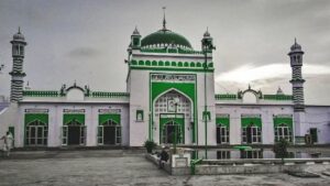 Holi 2025 :संभल में होली के जुलूस के दौरान मस्जिदों को तिरपाल से ढकने की व्यवस्था, शांति व्यवस्था बनाए रखने के लिए पुलिस सतर्क।