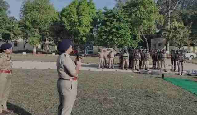 Kasganj Police Riot Control Drill