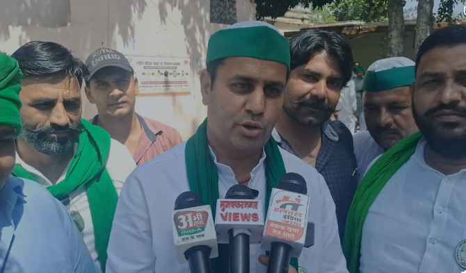Muzaffarnagar में पंजाब सरकार के खिलाफ किसानों का उबाल Muzaffarnagar Against Punjab Government Actions