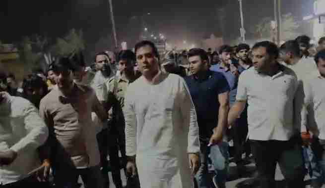 Nandkishore Gurjar Candle March Against Pakistan
