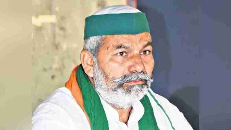 Rakesh Tikait attacks opposition, blaming weakness for dictatorship."