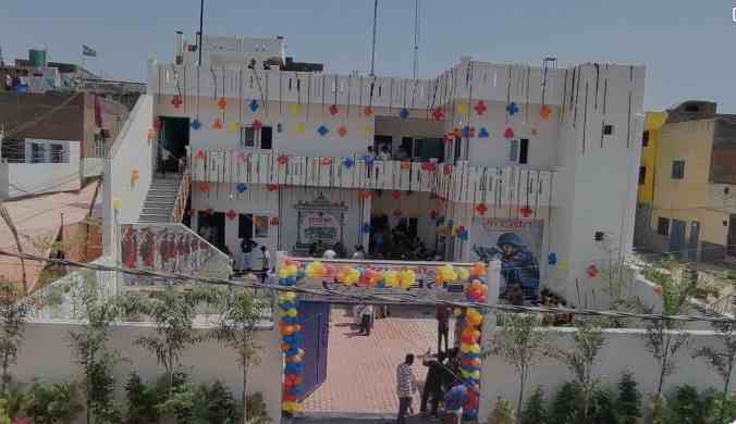 Sambhal Satyavrat Police Chowki by the District Magistrate on Ram Navami