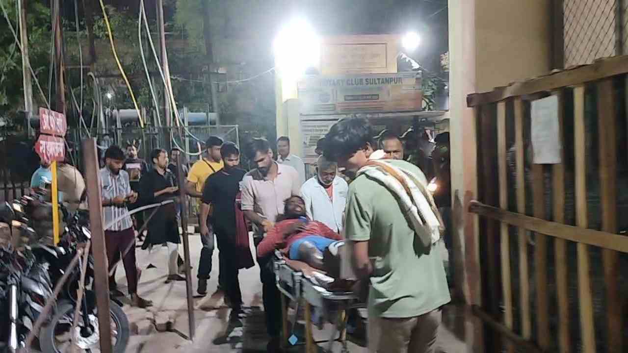 Police Investigation at Shooting Site in Sultanpur