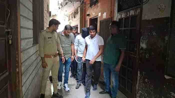 Arrest image of ISI Agent Nauman Ilahi from Shamli by Panipat CIA Team