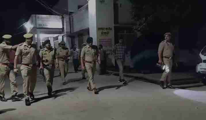 Bijnor Police Car Accident at Salambad Cana