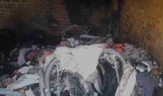 Bijnor ki tent ki dukaan mein bhayankar aag lagi, lakhon ka nuksan