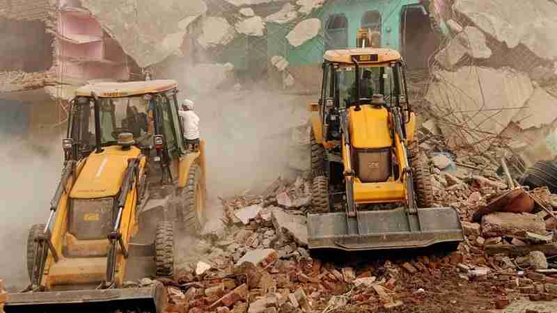 Bulldozer Action on Illegal Madrasa in UP