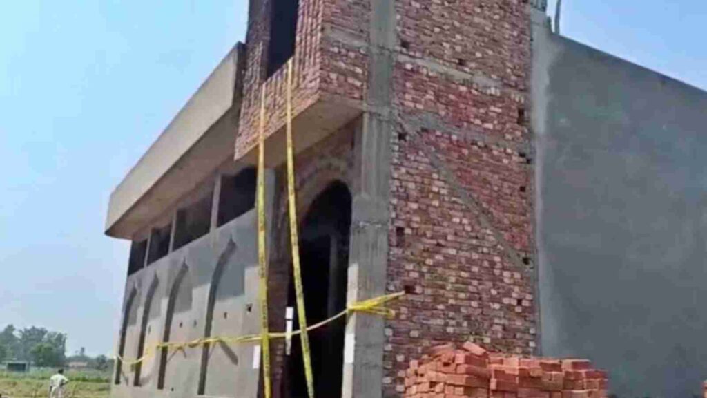 Unauthorized Masjid Construction Sealed in Muzaffarnagar