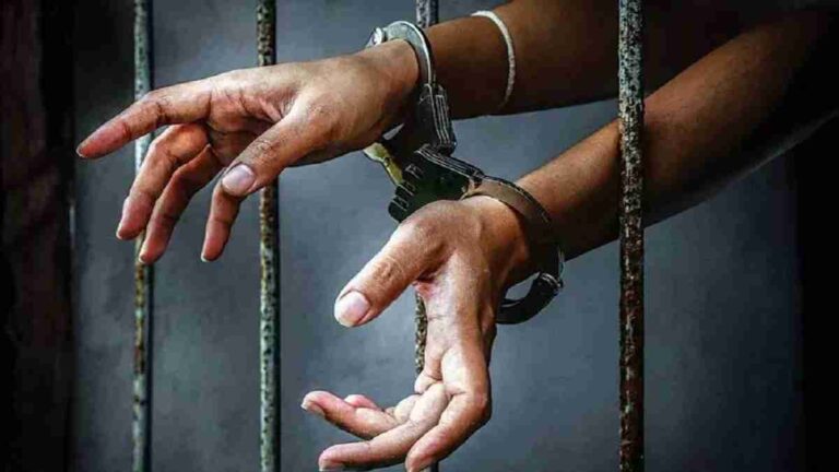 Baghpat Night-time police encounter scene near canal