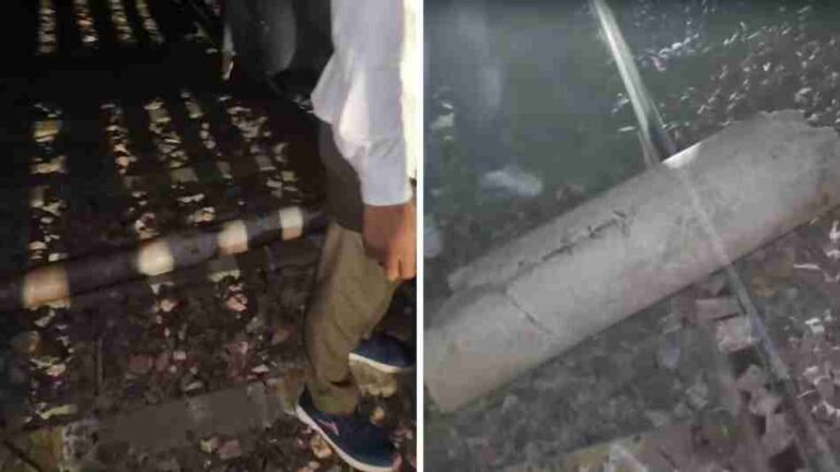 Shamli railway track in an attempt to sabotage the train