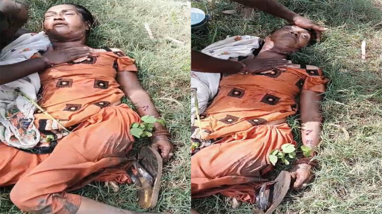 Bijnor Me Guldar Ne Kiya Mahila Pe Jaanlewa Hamla Mauke Par Huyi Maut