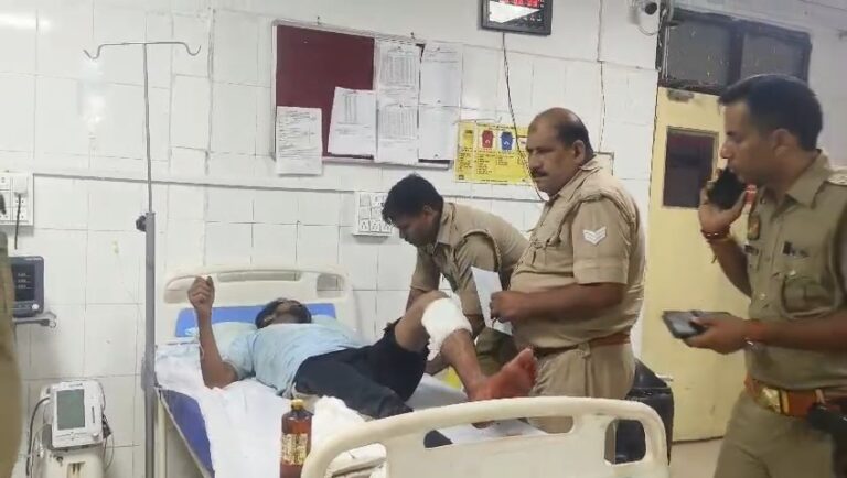 Chandauli Jile Me Der Raat Police-Gautaskaro Ke Beech Muthbhed Huyi Jisme Aaropi Sonu Ansari Ghayal Hua aur Dusra Sathi Farar