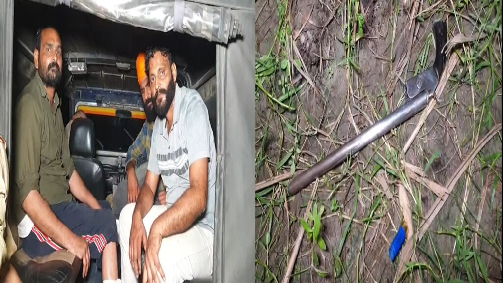 muzaffarnagar Me Giraftar Badmash Aur Unse Baramad Hathiyar