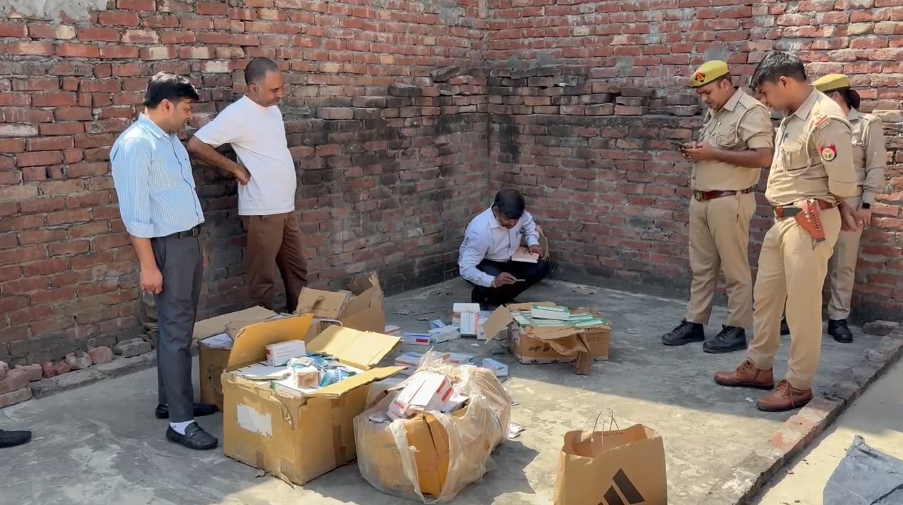 Muzaffarnagar Me Drugs Vibhag Aur Police Ki Badi Karwai Bhari Matra Me Dawaiyaa Baramad