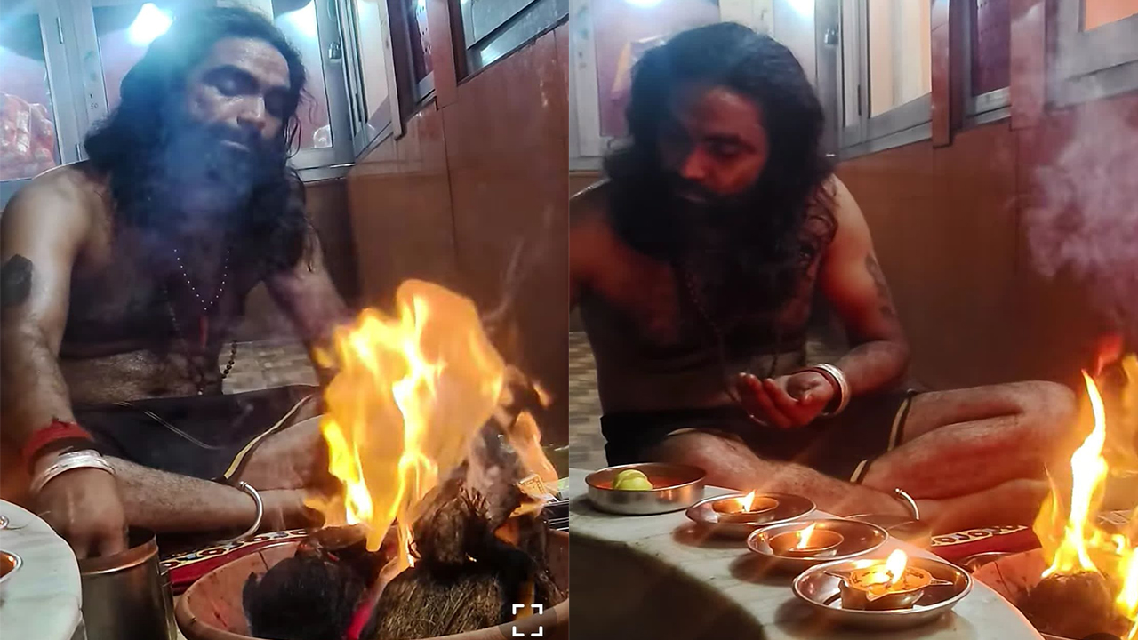 Kasganj Ke Mandir Me Chalti Tantrik Puja