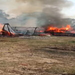 Bijnor Me Jhopdinuma Ghar Aag Me Jal Kar Khaak