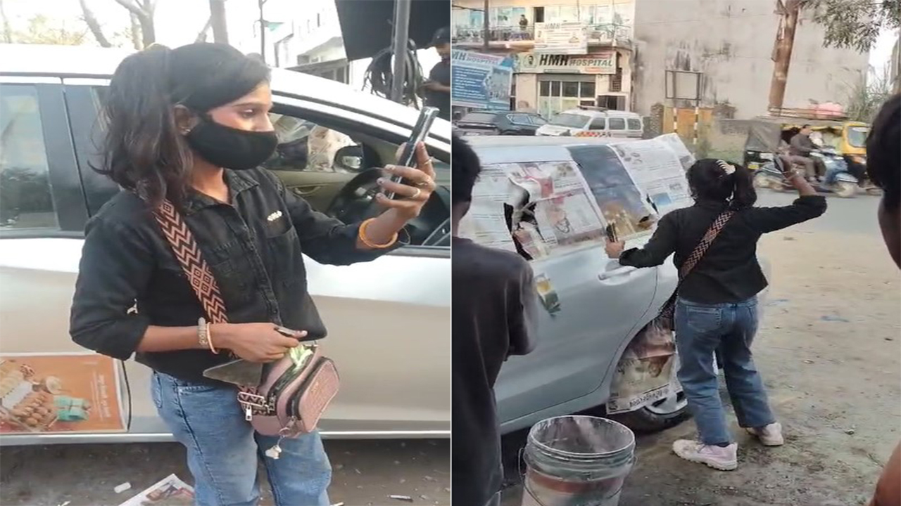 Pati Se Paise Na Milne Par Patni Ne Todi Gaadi (Bijnor)