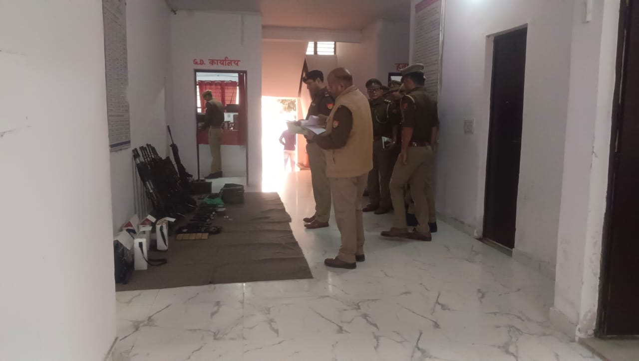 Thaane Ka Nirikshan Karte SP Dehat Bulandshahr