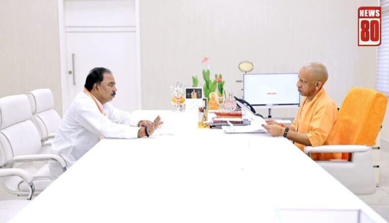 मुख्यमंत्री योगी से मिले पूर्व विधायक भोनूराम सोनकर, सैदपुर की समस्याओं पर हुई चर्चा