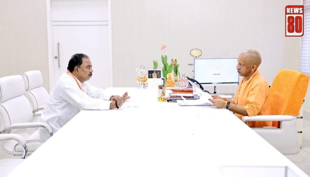 मुख्यमंत्री योगी से मिले पूर्व विधायक भोनूराम सोनकर, सैदपुर की समस्याओं पर हुई चर्चा