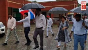 शाहजहांपुर में बारिश से बढ़ा नदियों का जलस्तर, डीएम ने बाढ़ प्रभावित क्षेत्रों का किया निरीक्षण